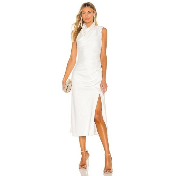 MISHA Women's Ivory Robbia Dress Size 4 NWT - Picture 1 of 12